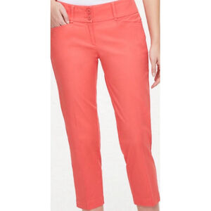 EUC Women's LOFT Coral Twill Crop Pants Size 6